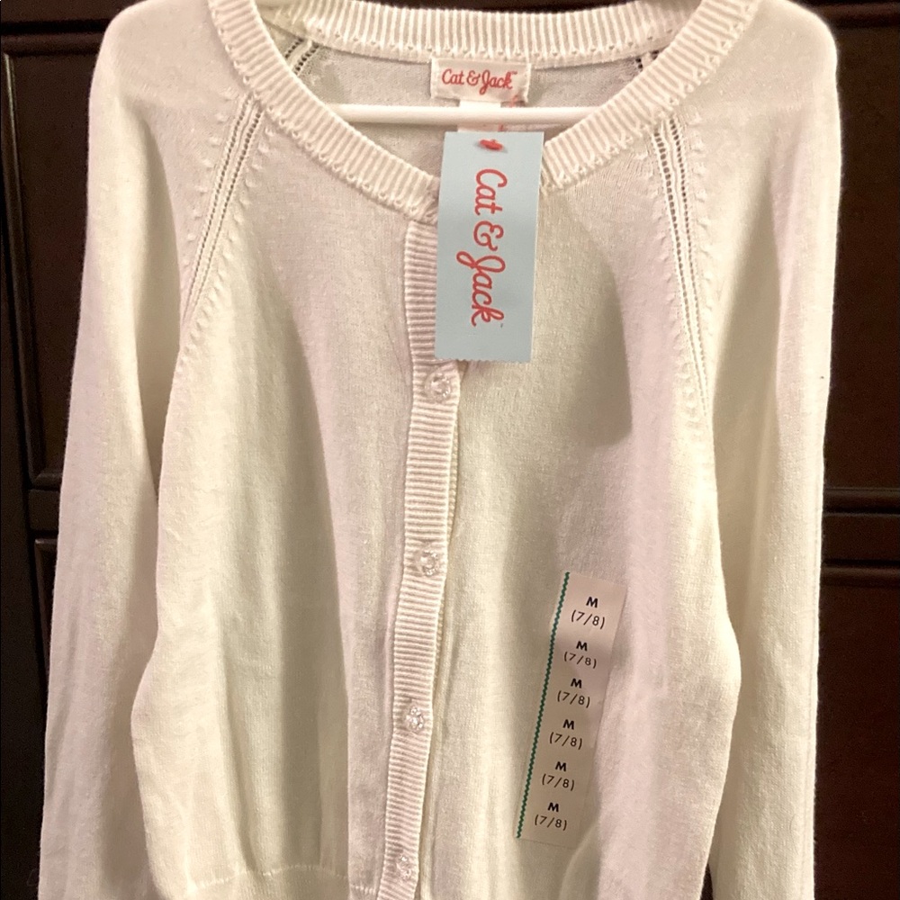 Cat & Jack Girls Button Down Cardigan